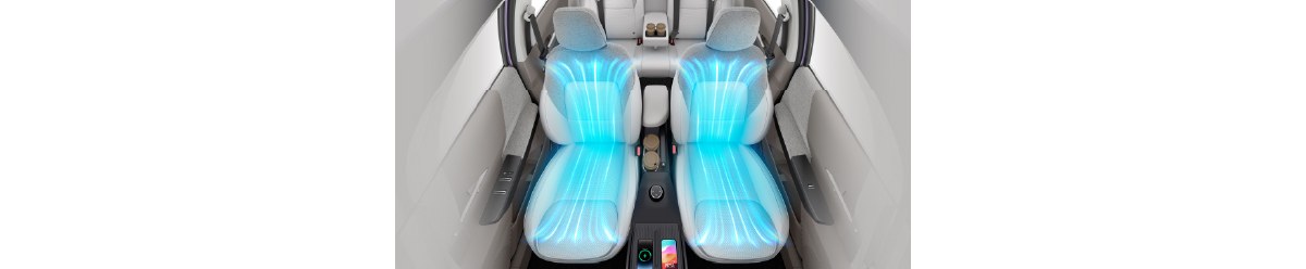 Ventilated front seats